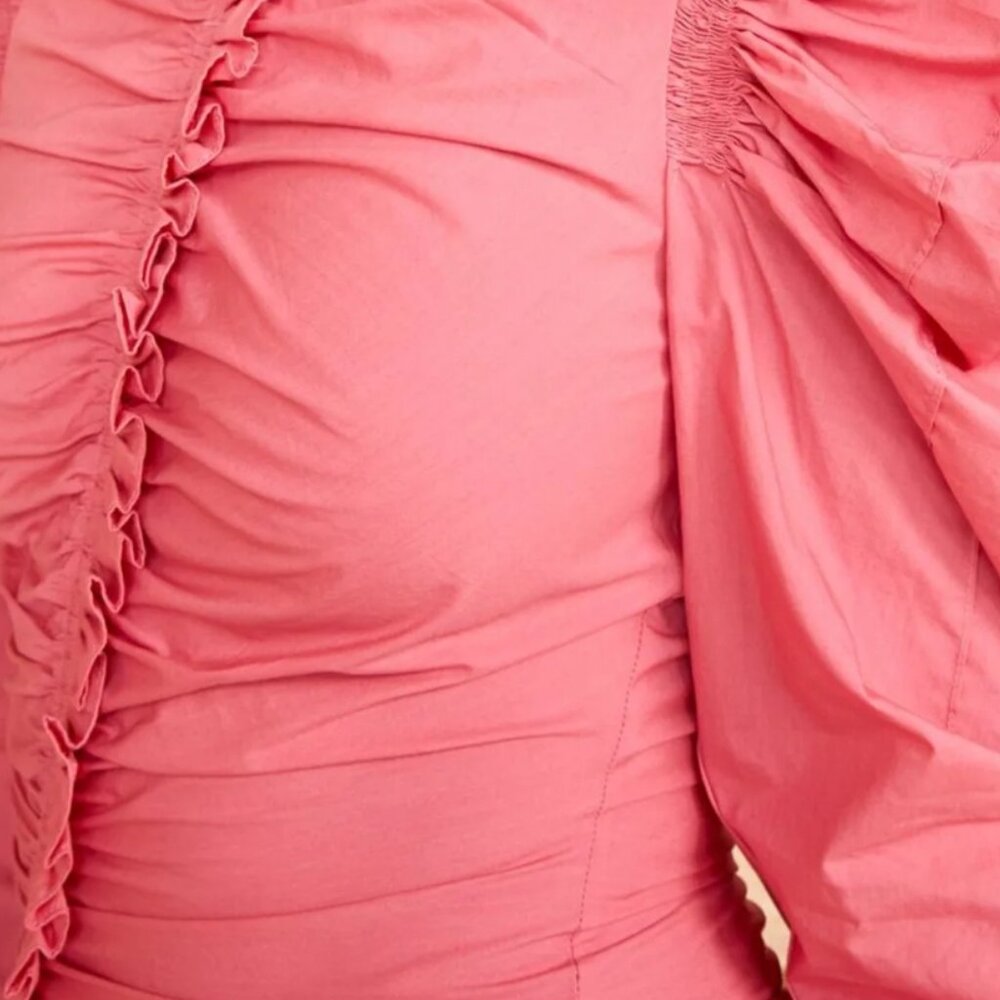 NWOT ULLA JOHNSON Priyanka Dress in Honeysuckle M $570 - Picture 7 of 12